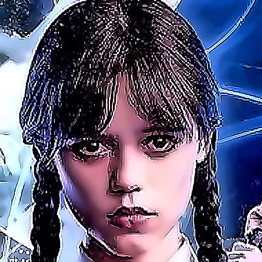 Portrait of Wednesday Addams